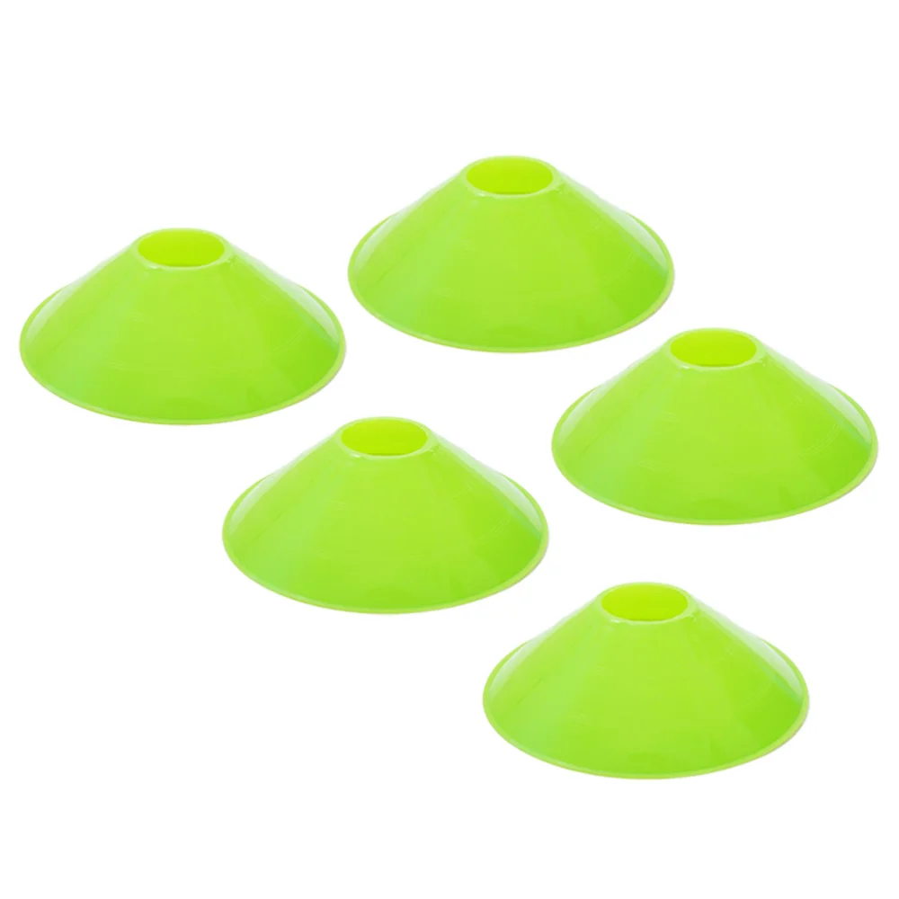 

20pcs Marker Discs Football Soccer Rugby Round Cones Sports Equipment for Fitness Training (Red)