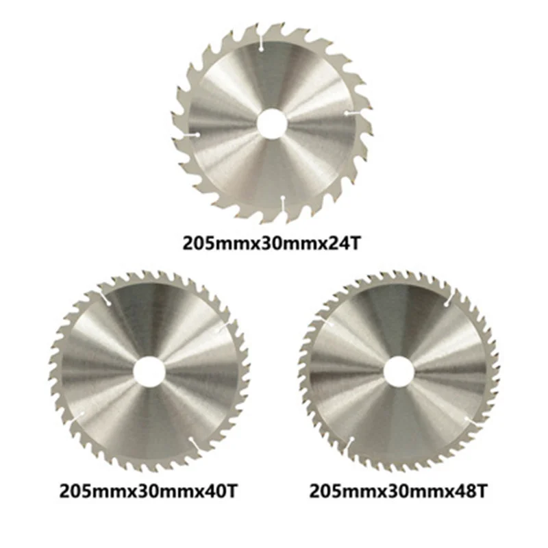 

1PC 160/184/205*20/30*16/20/24/30/48T TCT Wood Circular Saw Blade Wood Cutting Disc Carbide TCT Saw Blade Woodworking Tools