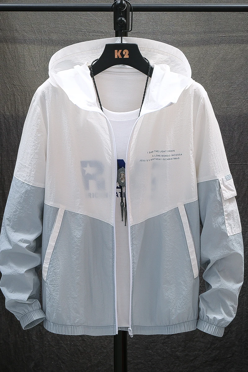 

Jacket Men's Summer 2021 New Korean Version Of The Trend Of Summer Jackets Wild Handsome Casual Summer Clothes Sunscreen Clothes