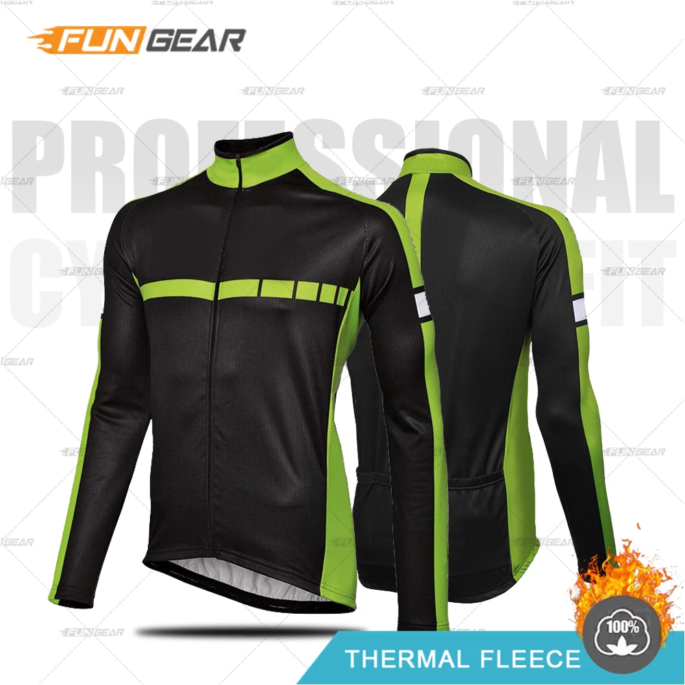 JERSEYS Зимняя одежда для велоспорта, теплая одежда, Ropa Ciclismo Invierno, комплект из джерси с длинными рукавами для верховой езды, теплая флисовая форма, комплект со штанами - Цвет: JERSEYS