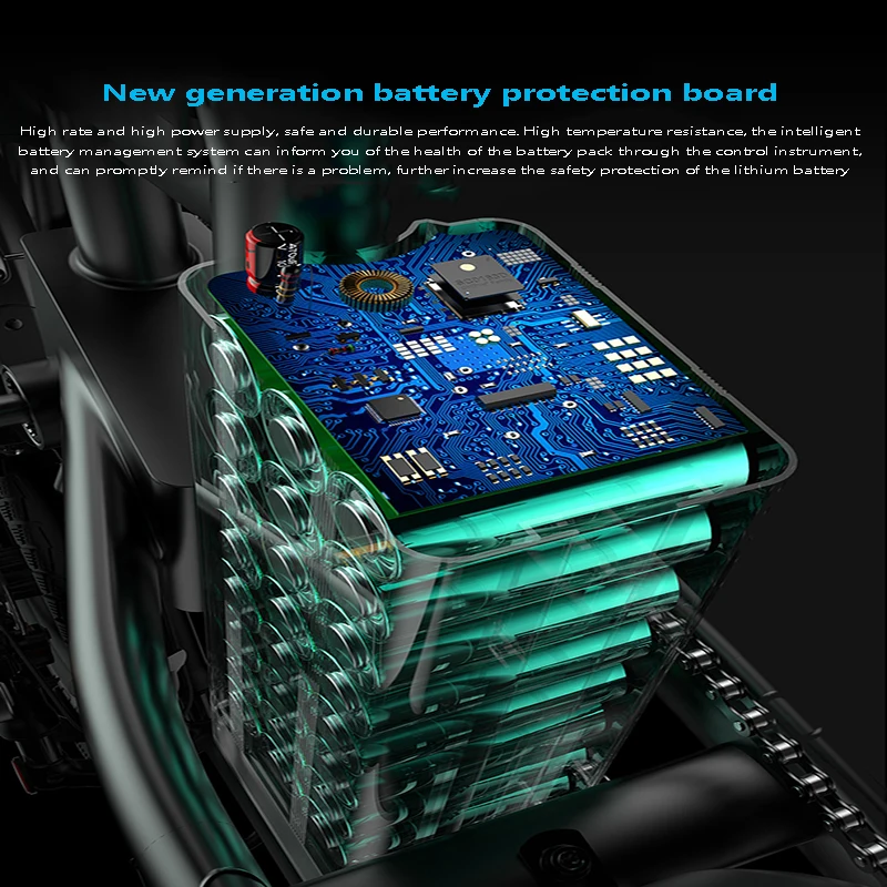 350WFolding литиевая батарея электрического велосипеда автомобиля помогает