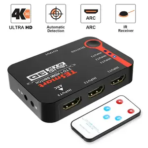 Tesla умный HDMI Switch 3in1 выход HDMI переключатель 3x1 3 порта 4K*2K коммутатор разветвитель коробка Ultra HD для DVD HDTV Xbox PS3 PS4