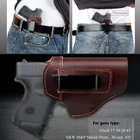 Тактическая кобура для пистолета кожа IWB кобура для скрытого ношения для Телец G2C Sig Sauer P226 SP2022 Glock 17 19 21 23 26 Беретта 92