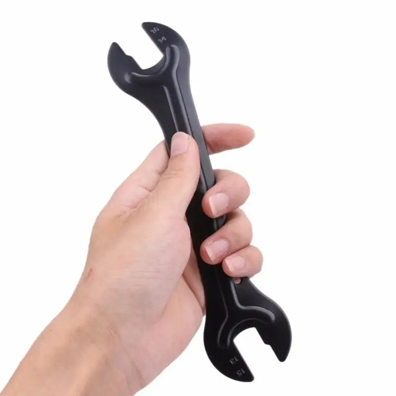 

Bike Tool 13/14 mm 15/16 mm Steel Bicycle Wrench Cycling Head Open End Axle Hub Spanner Cone Bicycle Repair