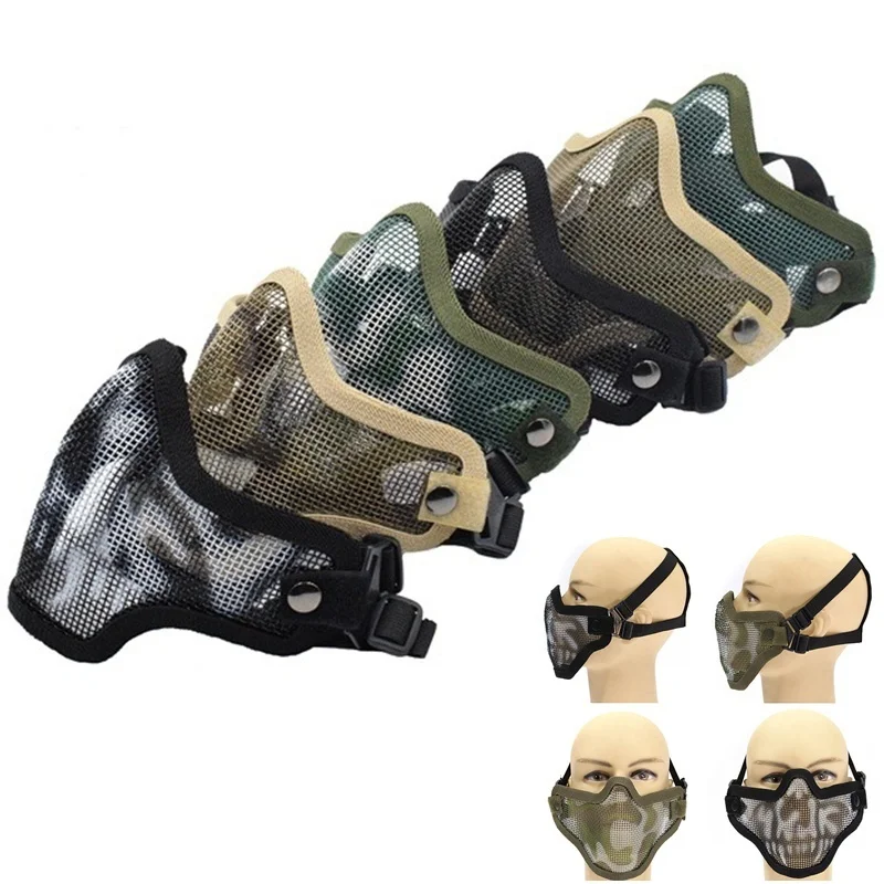Тактическая охотничья маска для пейнтбола страйкбола ударопрочная