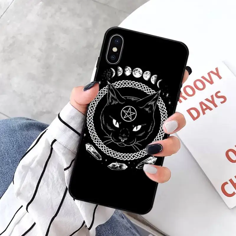 

Witches moon Tarot Mystery totem Phone Case for iPhone 11 12 pro XS MAX 8 7 6 6S Plus X 5S SE 2020 XR mini