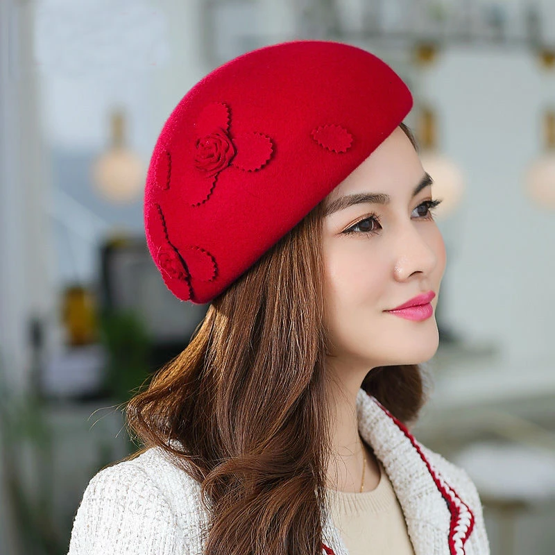 100% австралийские шерстяные шапки для женщин зимняя официальная одежда головной