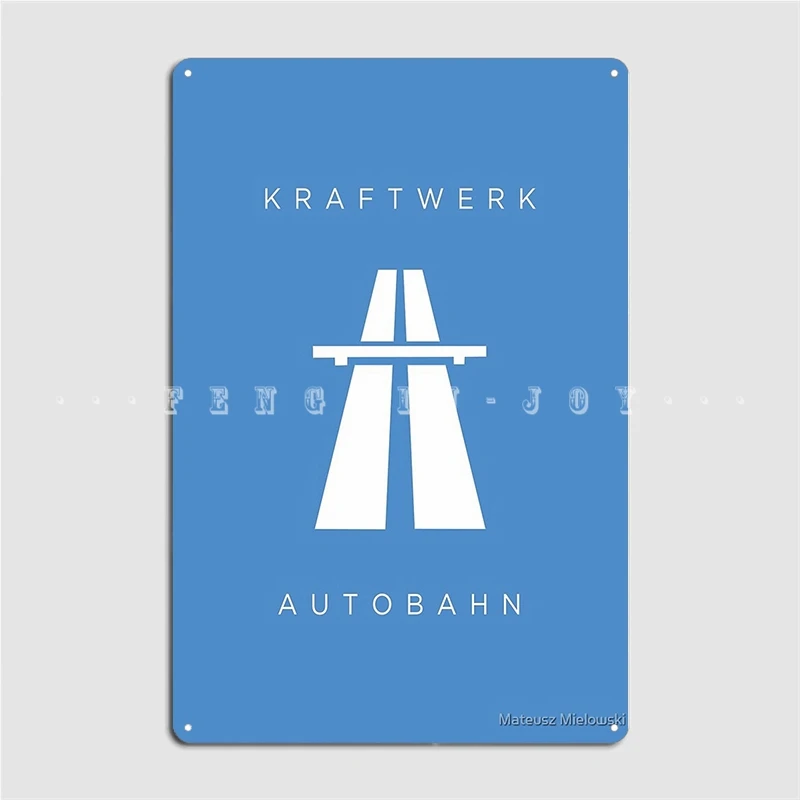 

Автопостер Kraftwerk, металлический постер для кинотеатра, кухни, детской рекламы