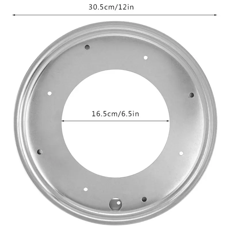 12 дюймовый круглый Форма оцинкованная проигрыватель Вращающийся Поворотный