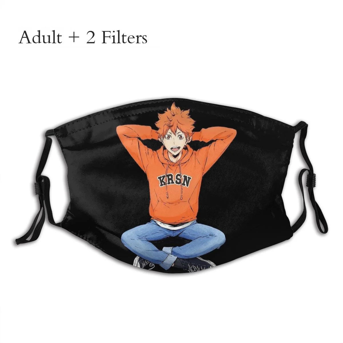 

Anime Character Mouth Face Mask Haikyuu Hinata Japanese Anime Protection Reusable Washable Mascarilla With Filters