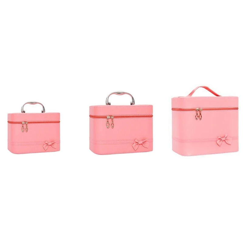 

Hot kf-Professional Cosmetic Bag Portable Large Capacity Manicure Beauty Storage Box Cosmetic Case Waterproof