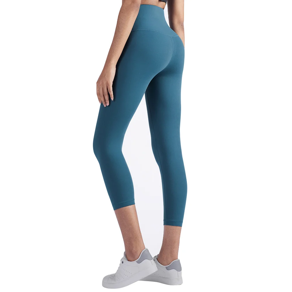 LUKITAS Yoga Pants Sport Leggings High Waist Push Up Running Pants Female Nylon Cozy Solid Gym Workout Femme Sport Leggings XL