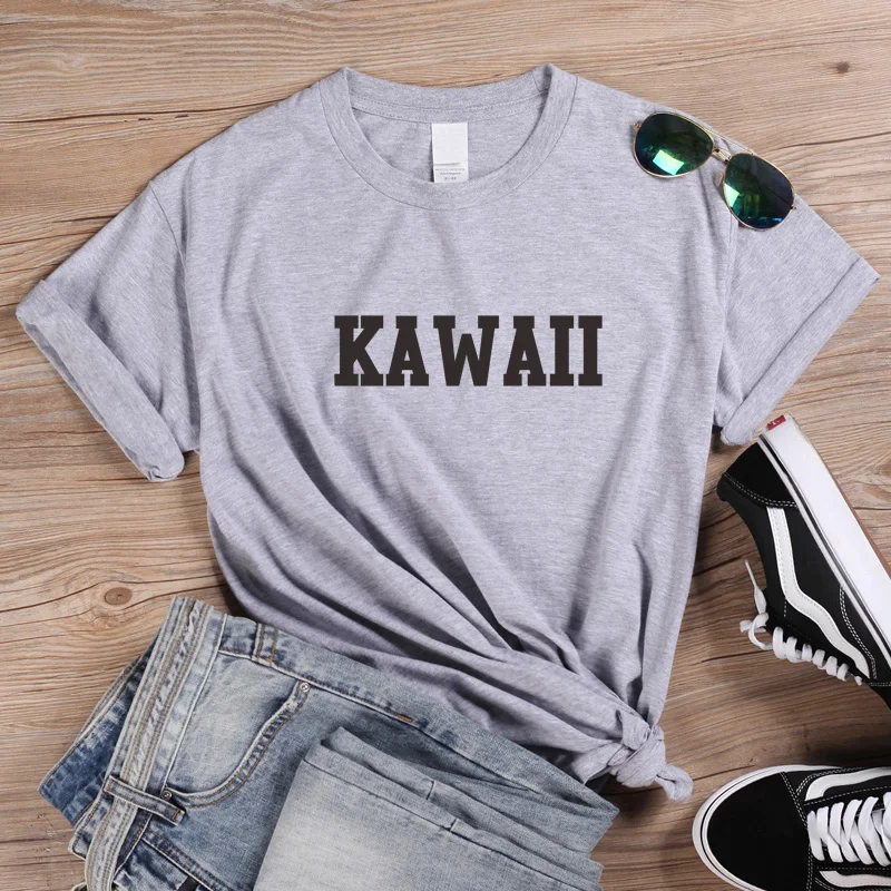 Женская летняя футболка в стиле Харадзюку | одежда