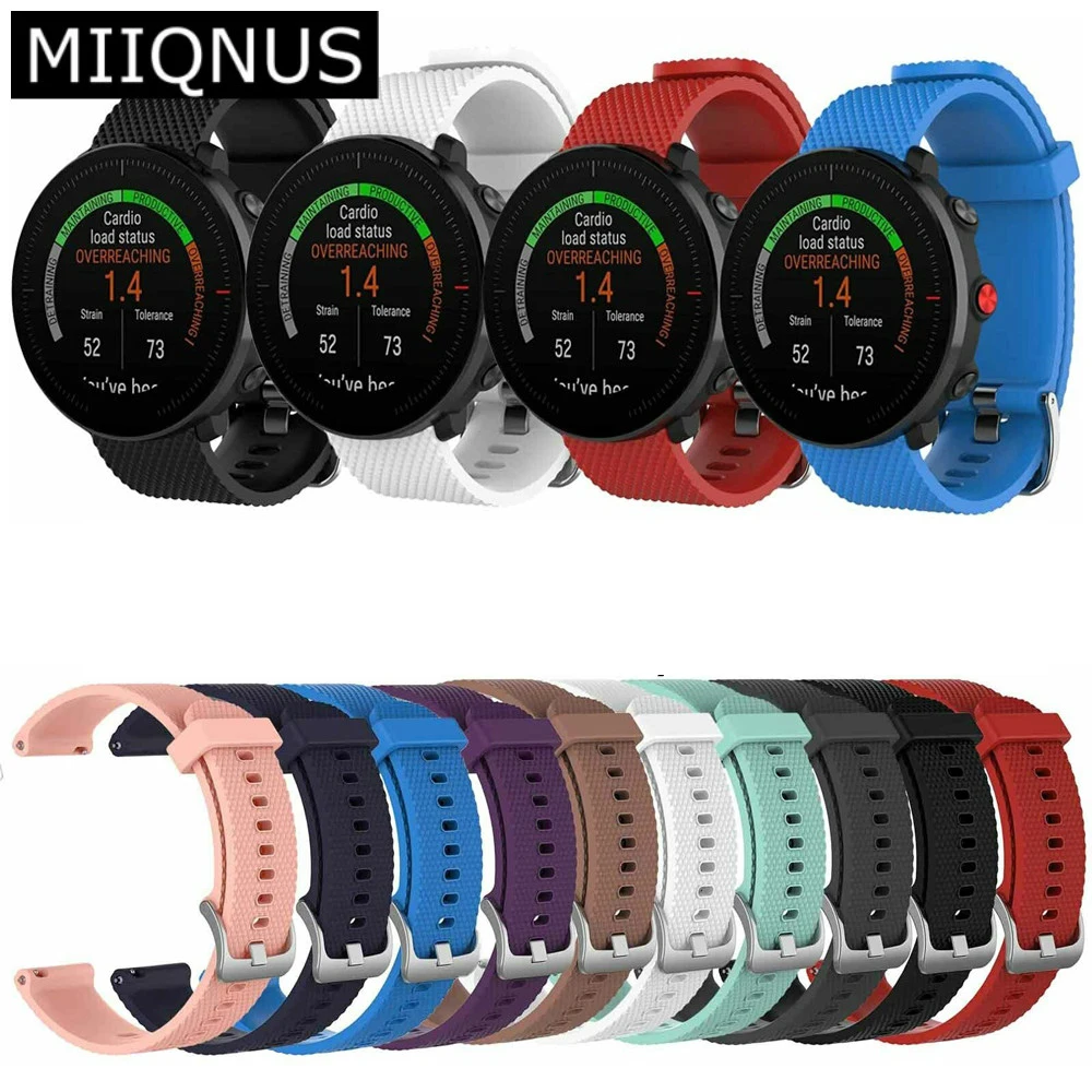 Регулируемая мягкая силиконовая лента унисекс ремешок для умных часов браслет