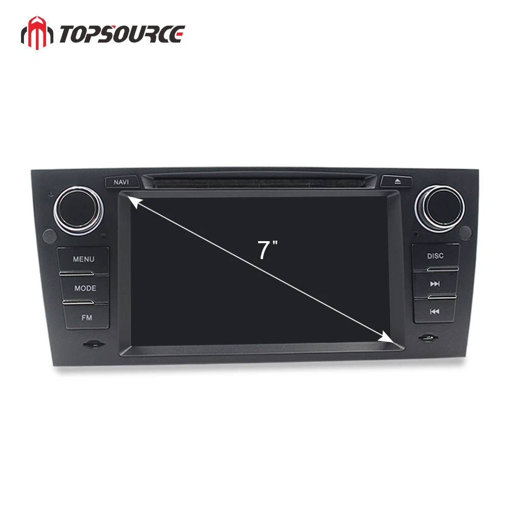 Автомобильный мультимедийный плеер TOPSOURCE Android 8 1 Din DVD GPS для BMW серии E90 / E91 E92/E93 FM