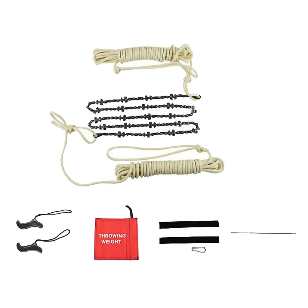 

Hand Chain Saw with 48 "chainsaw 62 on Double Sides for Cutting