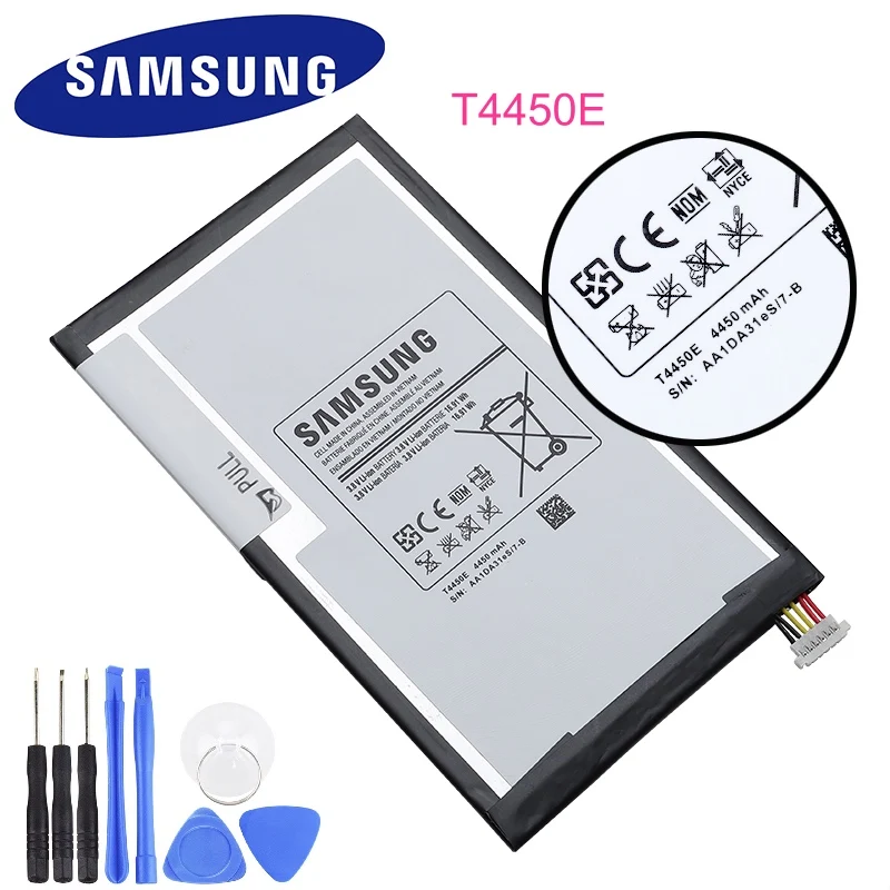 Оригинальный планшетный аккумулятор T4450E для Samsung GALAXY Tab 3 8 0 T310 T311 T315 Аутентичные