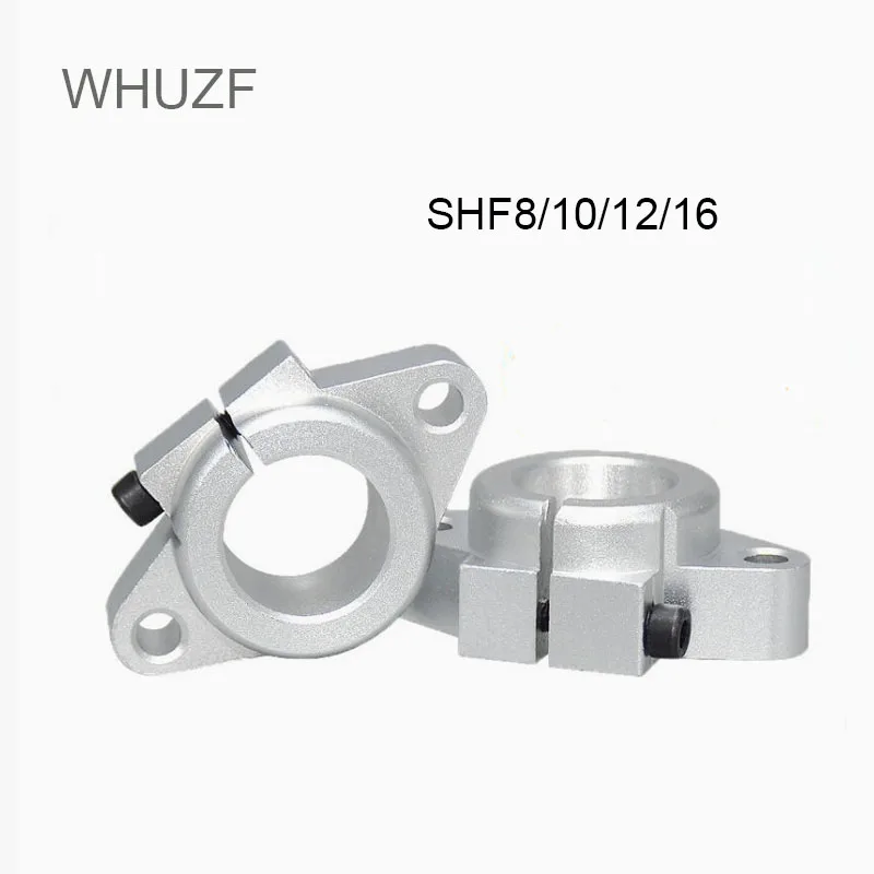 WHUZF 2/4 шт. SHF8 SHF10 SHF12 SHF16 8 10 мм 12 16 алюминиевый линейный стержень рельсовый вал