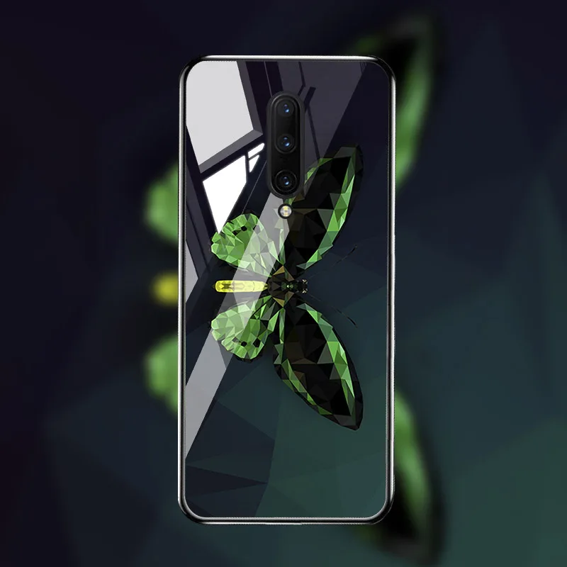 M024 Чехол из закаленного стекла для Oneplus 7T 7 Pro чехол s On для One plus 7T 7 Pro Чехол Coque Funda Bumper Coque для OnePlus 7 Pro - Цвет: M024