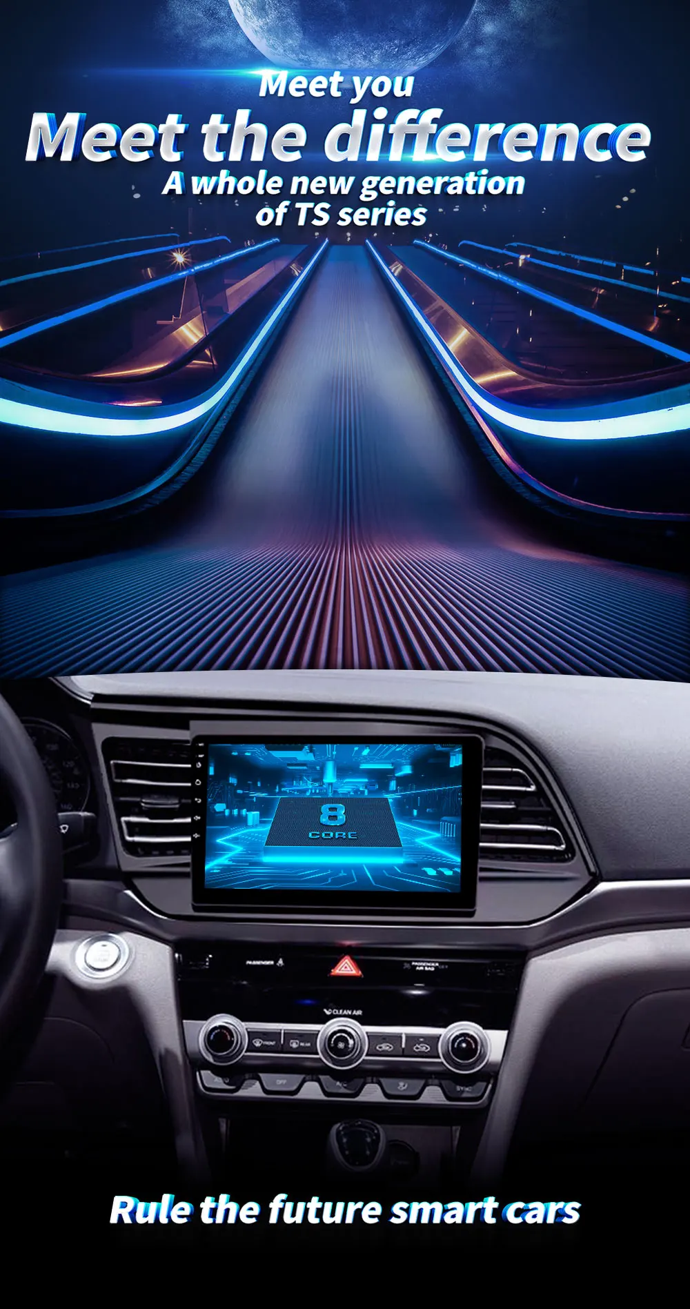 4G LTE Android 9,0 Автомобильный gps Мультимедиа Видео Радио плеер приборная панель для hyundai elantra лет навигации стерео