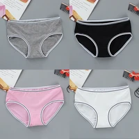 cozy cotton underwear teen girls briefs breathable seamless women panties casual big children student lingerie underpants