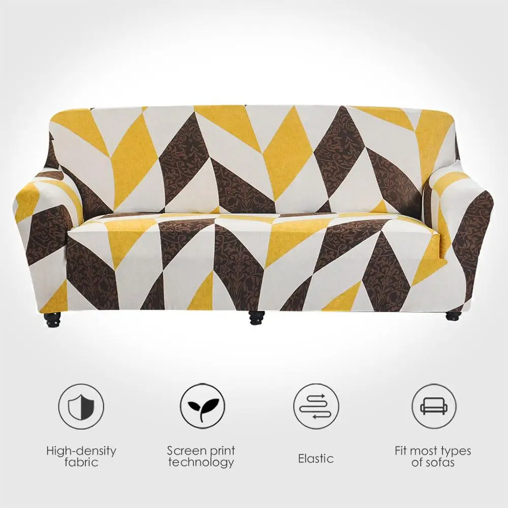 Набор чехлов для диванов с геометрическим рисунком эластичные чехлы гостиной из