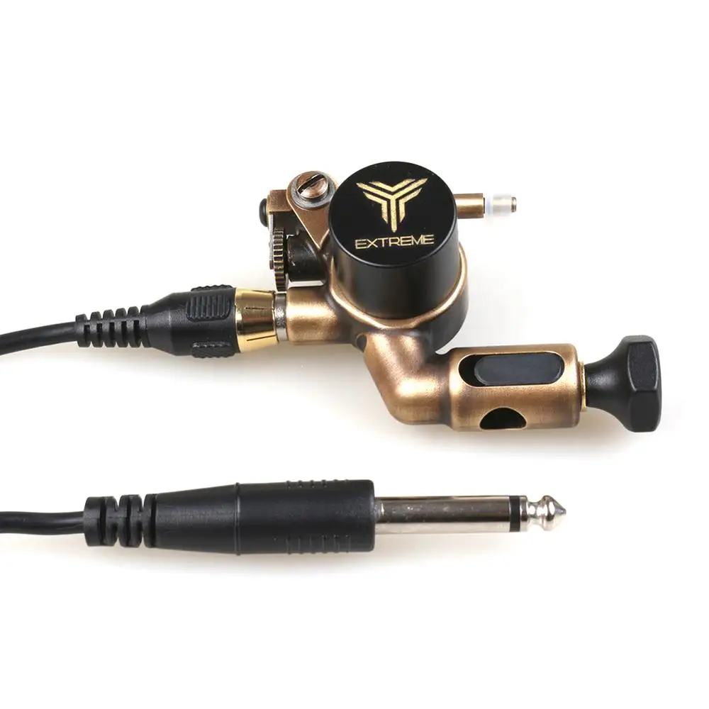 1 шт. RCA тату про дизайн правый угол зажим шнур черный силиконовый для машины