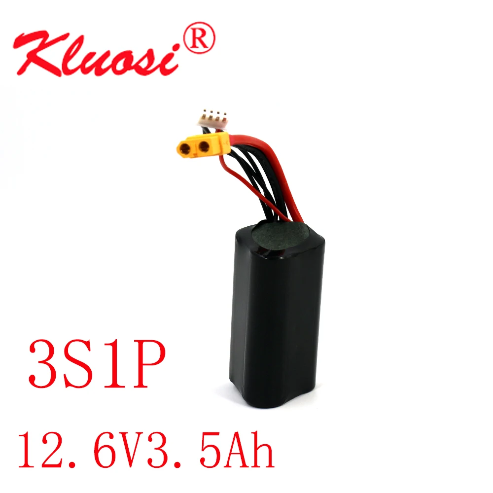 KLUOSI 3S1P 12V 3.5Ah 12 6 V Высокая Ёмкость Бла (беспилотный летательный аппарат