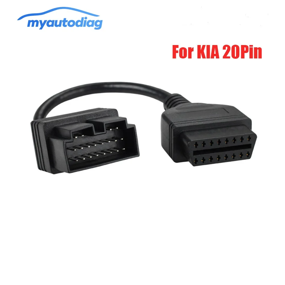 Промоакция OBD 2 кабель для KIA 20 Pin до 16 OBD2 диагностический инструмент сканер