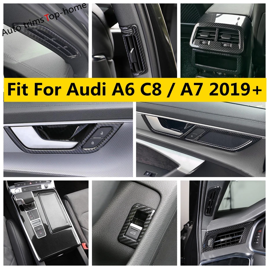 Аксессуары для салона из углеродного волокна панель переключения