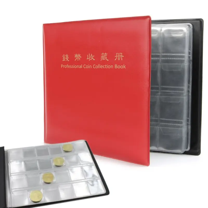 Коллекция 240 для хранения Пенни Карманы деньги Альбом Книга коллекционирования