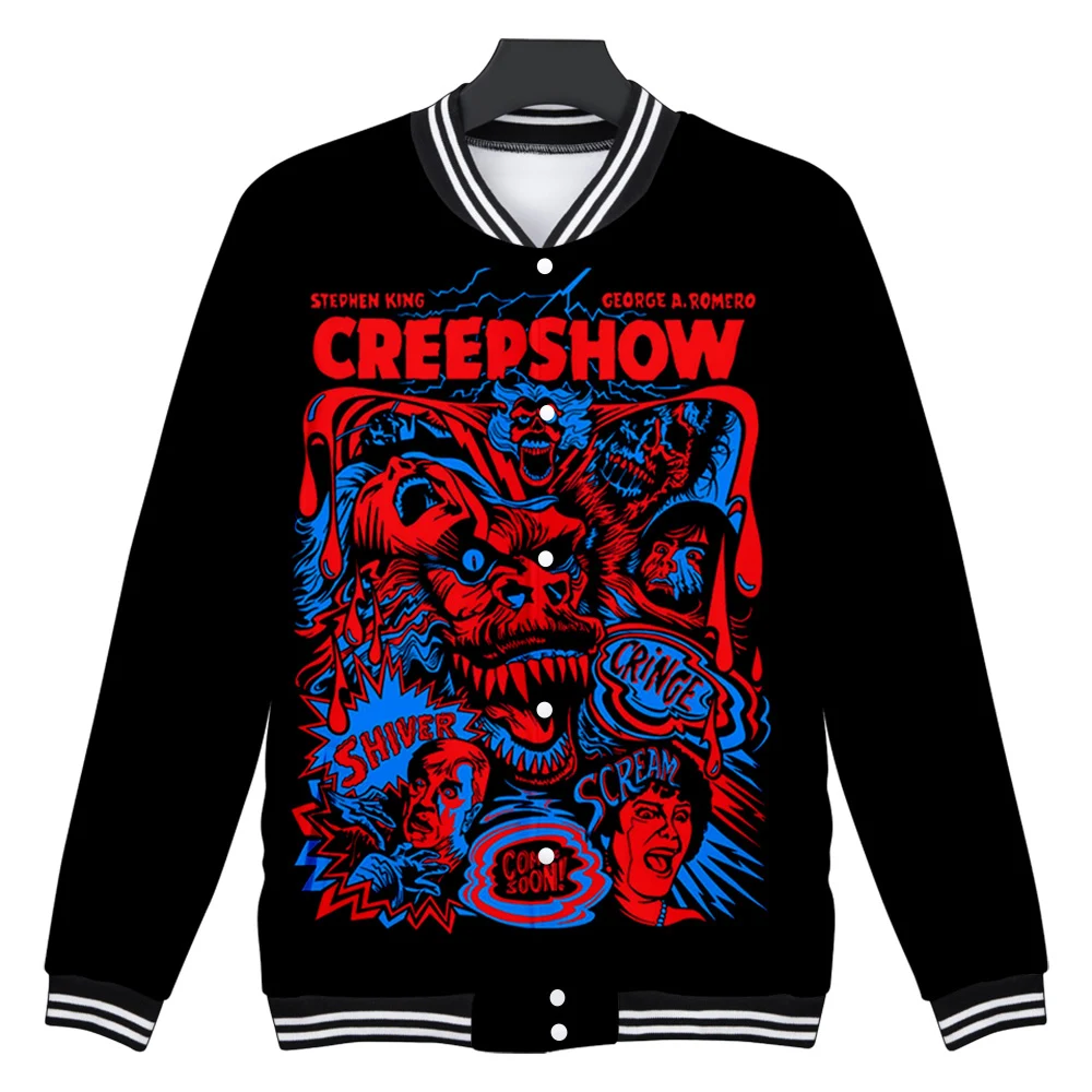 

Crawling show second season horror TV 2021 new V-neck baseball jacket Famale/men's street style winter jacket