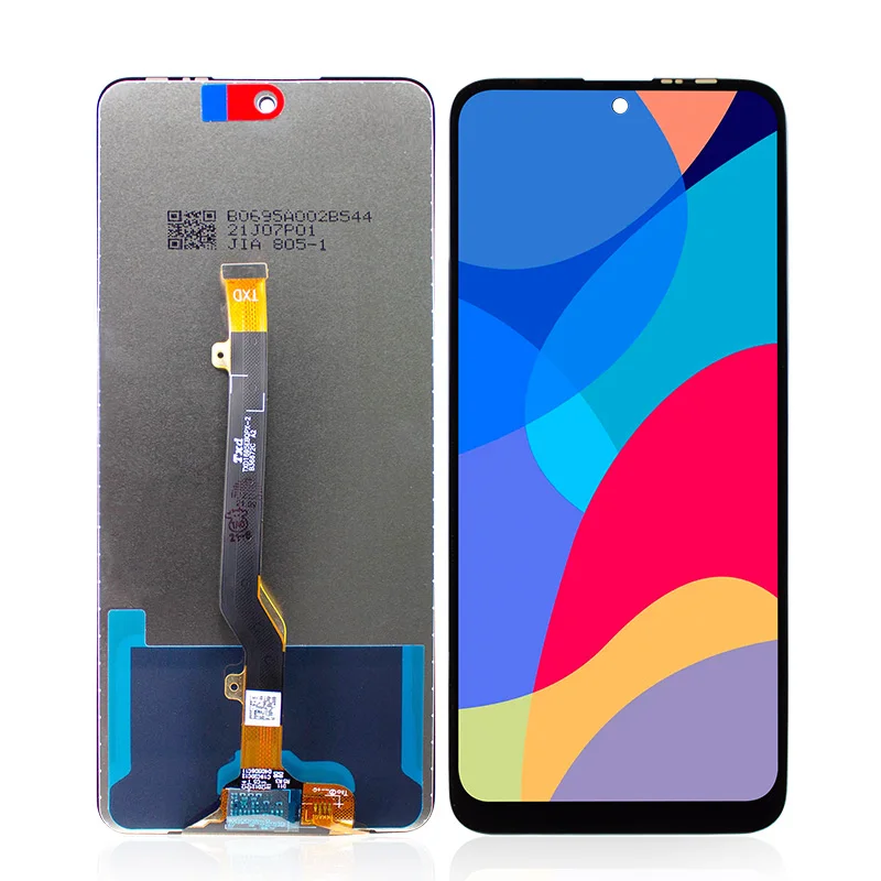 6 95 mobile phone lcd display panel for infinix note 10 x693 lcd with touch screen digitizer assembly replacement free global shipping