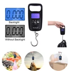 Портативные цифровые весы 404550 кг 10100 г, цифровые мини-весы для рыбалки, багажа, путешествий, электронные весы, взвешивающие инструменты
