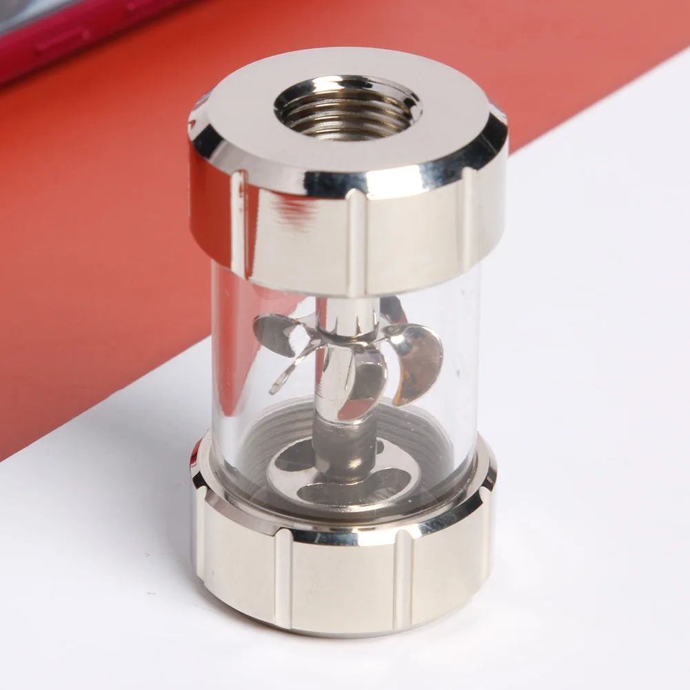 

Industrial Computer PC Cooler System Gauge Sensor Metal Water Cooling Flow Meter for Office Caring Computer Supplies