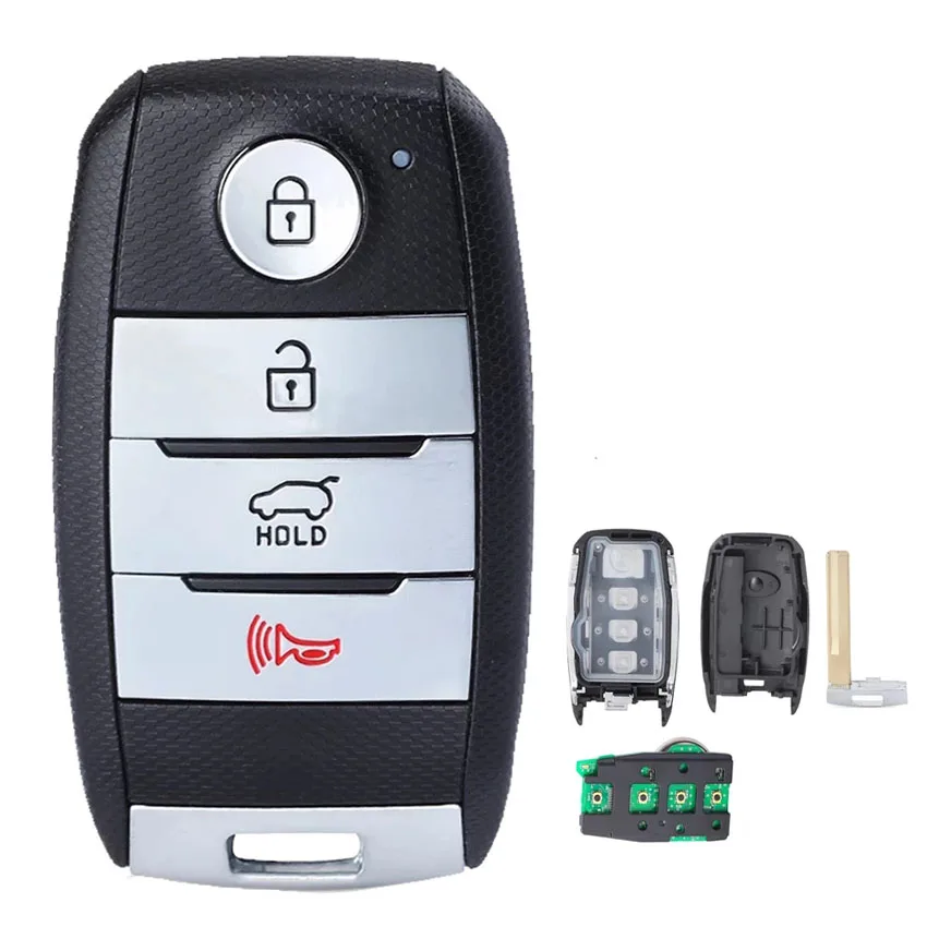 Keyless-Go 4 Button Remote Key (SUV) FSK 433.92MHz NCF2971X / HITAG 3 47 Chip HY15 for Kia Sorento 2019 2020 P/N: 95440-C6100 | Автомобили