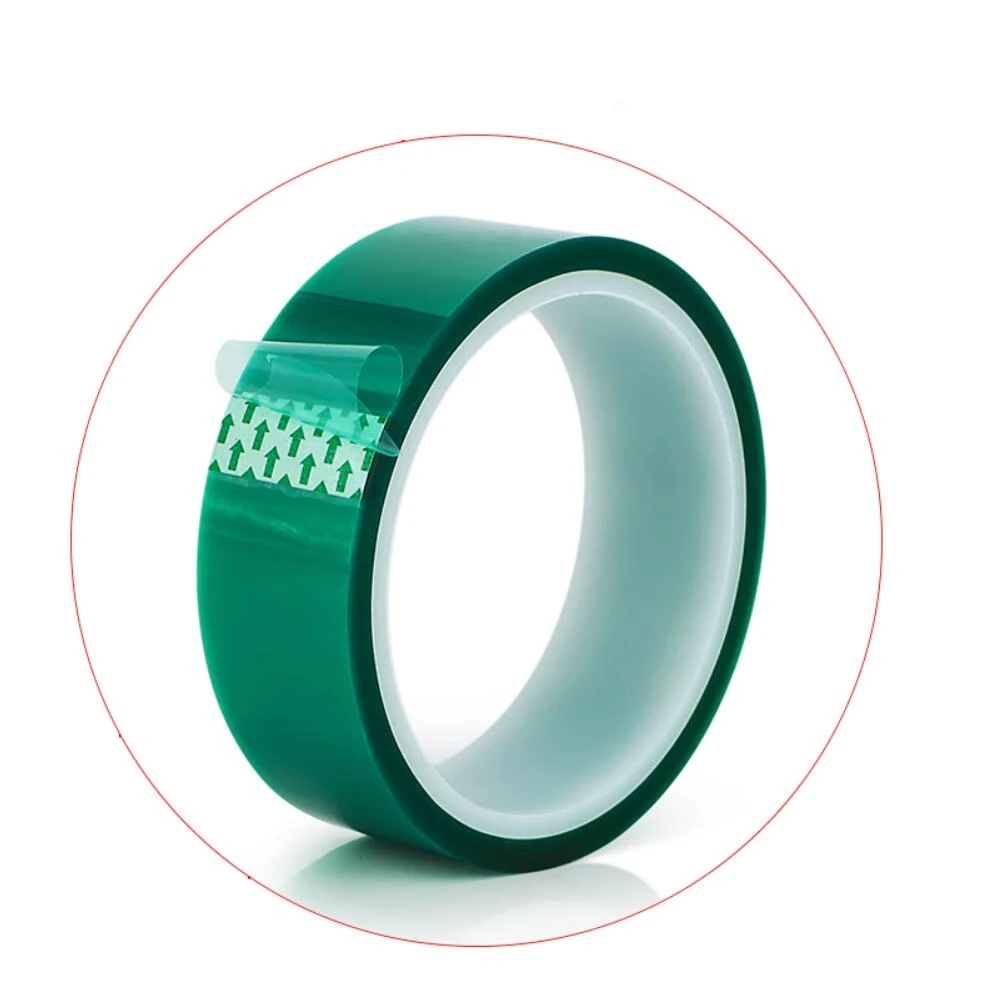 Клейкая лента YX зеленая ПЭТ термостойкая Маскировочная защитная изоляционная 33