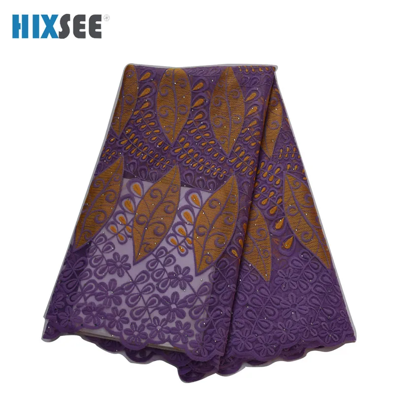 Нигерийские кружевные ткани для свадьбы 2019 белый лист вышивка французская