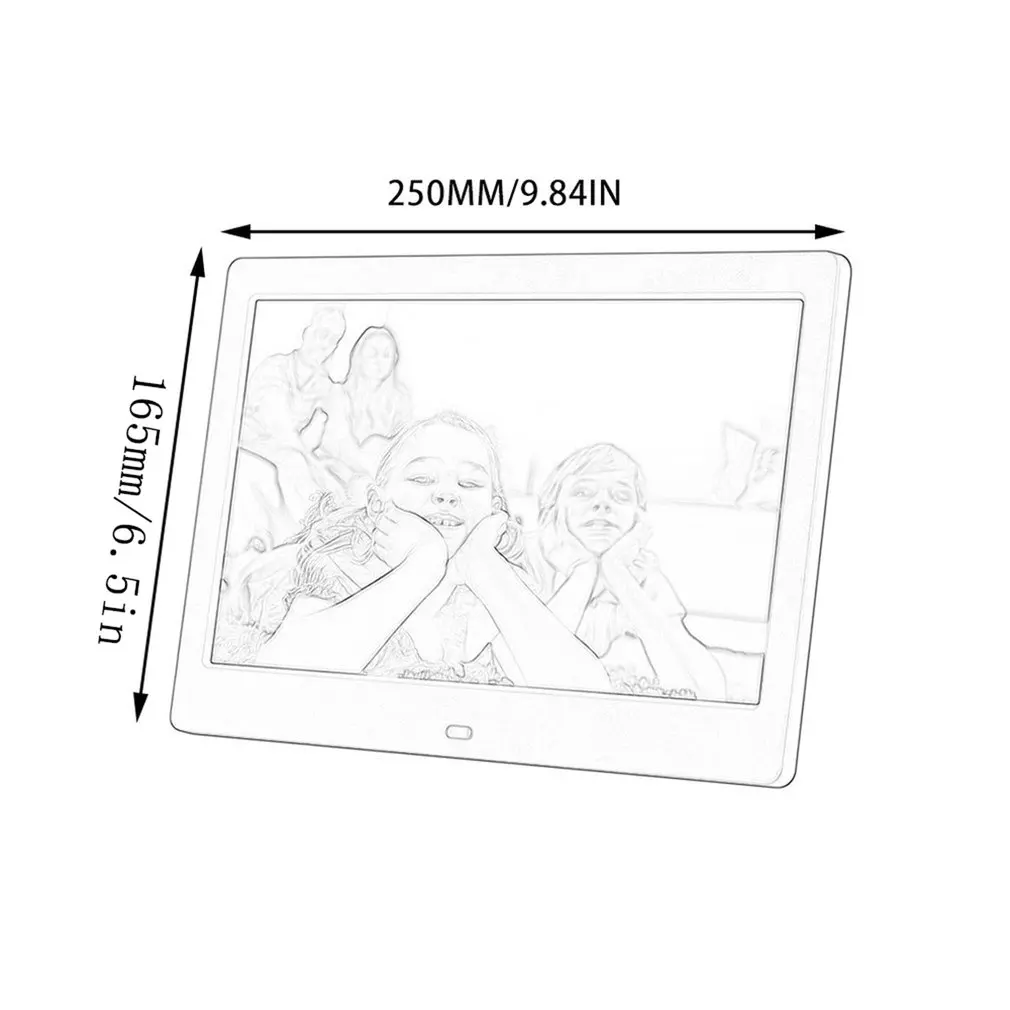 

10 Inch Lcd Widescreen Hd Led Electronic Photo Album Digital Photo Frame Wall Advertising Machine Gift