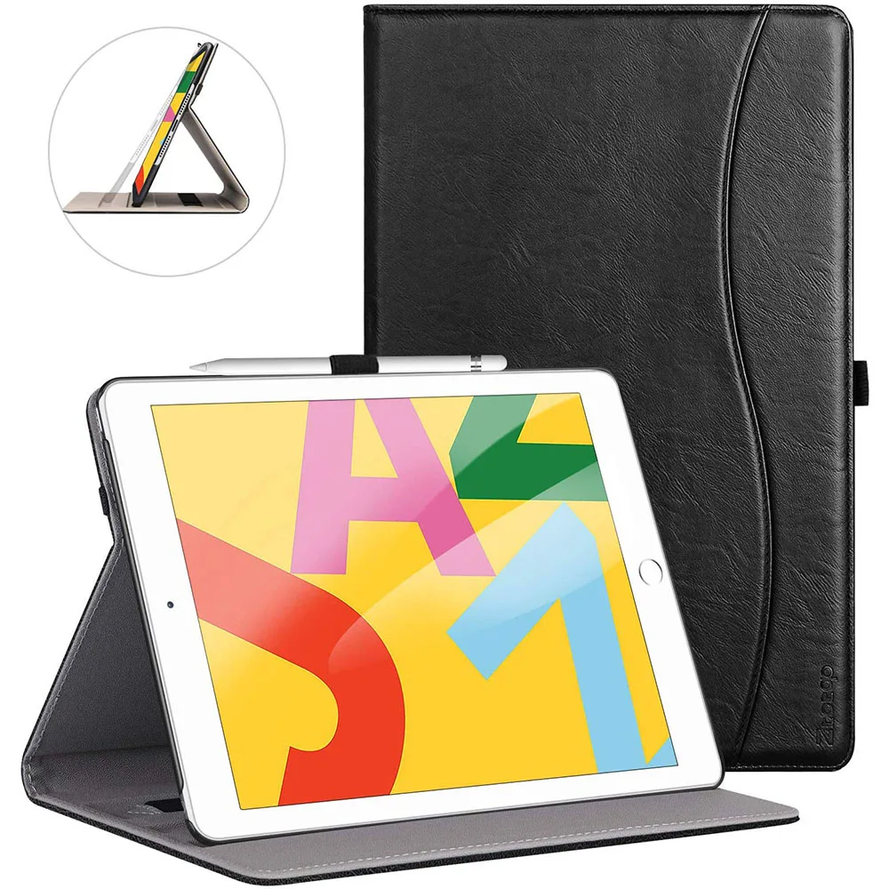 ZtotopCase для нового iPad 7th поколения 10 2 дюймов 2019 премиум класса из искусственной