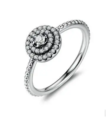 34 925 Sterling Silver Headband Ring Two Hearts and Valentine's Day Love Jewelry Ring - Main Stone Color: 34