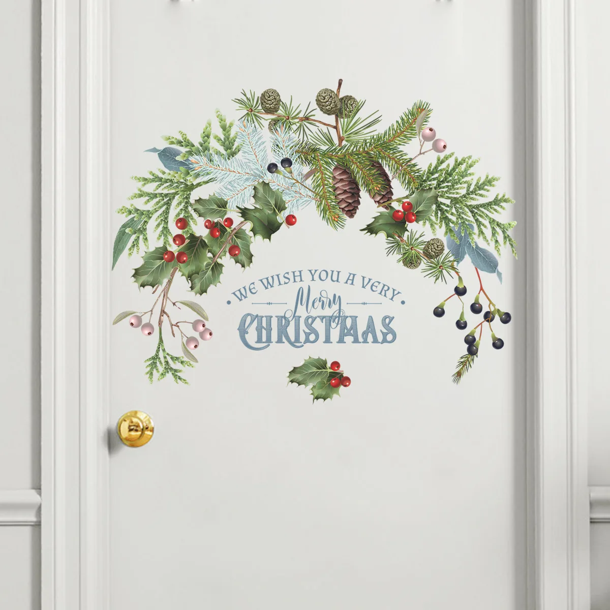 

christmas window stickers decor plant muursticker adesivi murali decoration murale adesivos de parede vinilos decorativos
