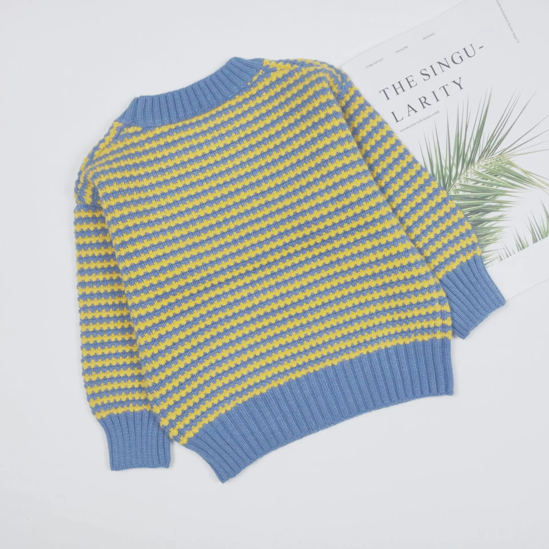 

Autumn Winter Kids Clothing Casual Boy's Sweater O-Neck Pullover Tops Striped Sweater Kids Clothes Children's Striped Sweater