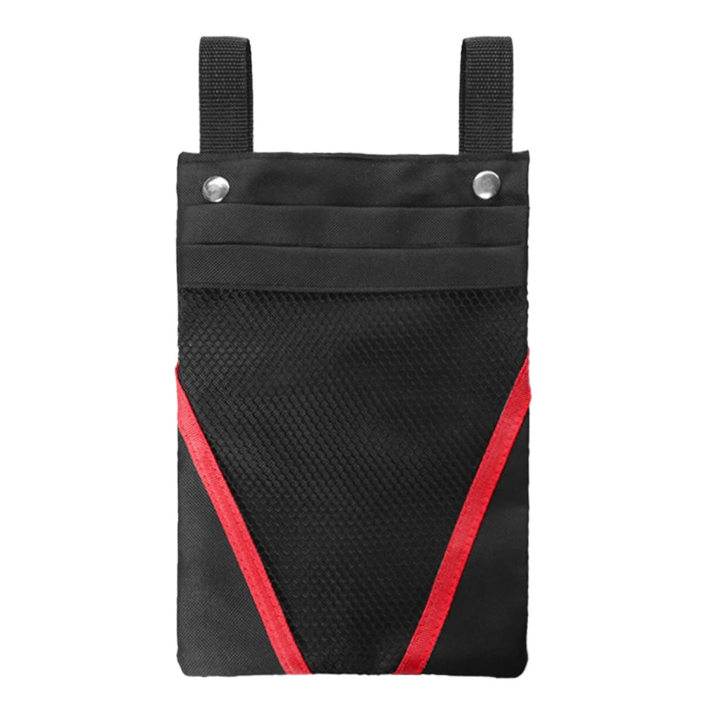 Black with red strip Велосипедная ручка, сумка для велосипеда, передняя рамка, чехол для телефона, корзина для хранения велосипеда, передняя сумка для бутылки, передняя сумка для велосипеда - Цвет: Black with red strip