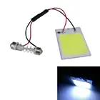 48SMD COB беласветодиодный Светодиодная лампа для салона автомобиля купольная лампа для автомобиля
