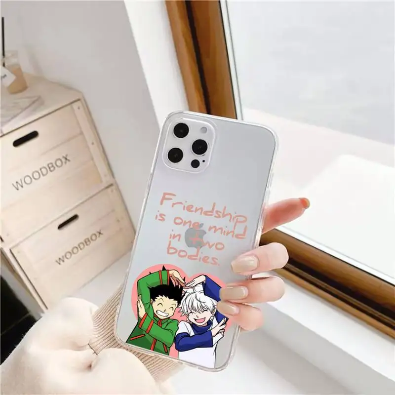 

Hunter X Hunter Killua Zoldyck Phone Case For iphone 12 11 8 7 6s 6 5 5s 5c se plus mini x xs xr pro max Transparent soft