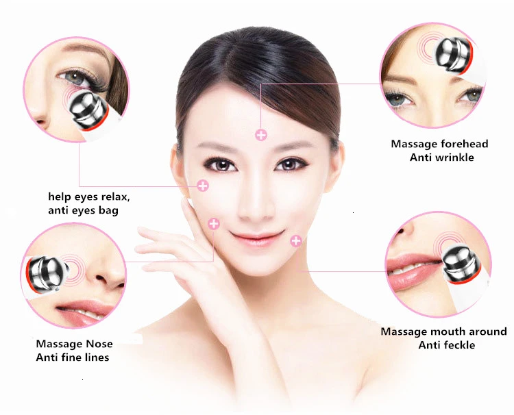МО тюльпан Электрический массажер для глаз против старения морщин патч