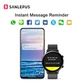SANLEPUS ЭКГ Смарт часы Bluetooth вызова 2021, новинка, мужские и женские, водонепроницаемые Смарт-часы монитор сердечного ритма для Android Samsung Apple