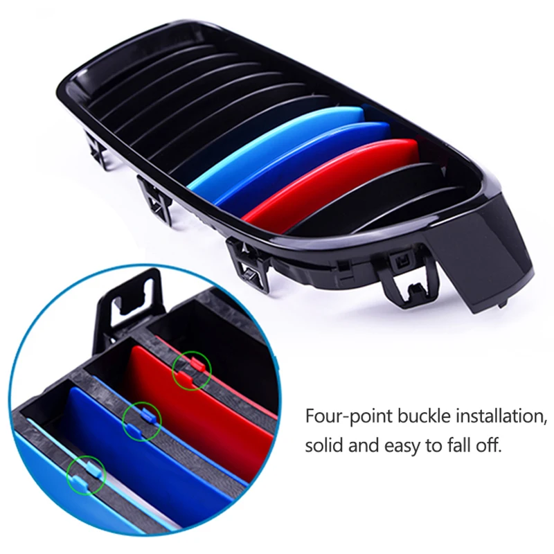 Передняя решетка радиатора для BMW E46 E90 E60 E39 E36 F30 F10 F20 X5 E70 E53 G30 E91 E92 E93 E87 X3 E83 F25 X6 E71 F31