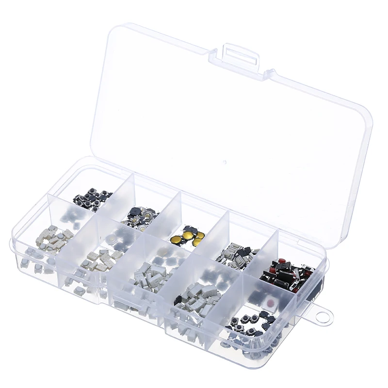 250 шт./кор. смешанный тактильный сенсорный кнопочный выключатель 10 типов Mayitr